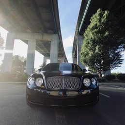 Satin vinyl wrap hood