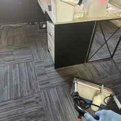 Act Diversified - Commercial carpet cleaning for a dental clinic in Glendora, CA. Professional office carpet cleaning and floor care by Act Diversified Inc.