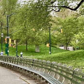 Central Park - Pilgrim Hill - Taken 04/27/21 Benches line the north side going down the hill. - Landmarks & Historical Buildings Near Me - New York, New York Central Park - Pilgrim Hill - Taken 04/27/21 Benches line the north side going down the hill. - Landmarks & Historical Buildings Near Me - New York, New York