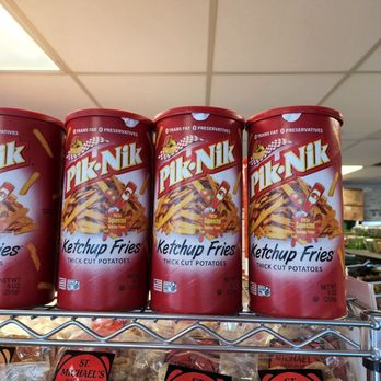 Seattle Manila Oriental Store - a display of pink kraut fries - Patisserie/Cake Shop Near Me - Auburn, Washington