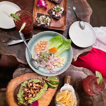 Morla - Octopus tostados, fish ceviche, octopus and guacamole - Peruvian Near Me - Bay Harbor Islands, Florida Morla - Octopus tostados, fish ceviche, octopus and guacamole - Peruvian Near Me - Bay Harbor Islands, Florida