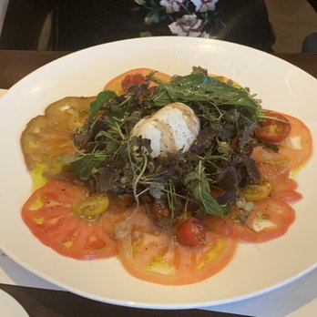 The Bocuse Restaurant - Burrata salad - French Near Me - Hyde Park, New York The Bocuse Restaurant - Burrata salad - French Near Me - Hyde Park, New York