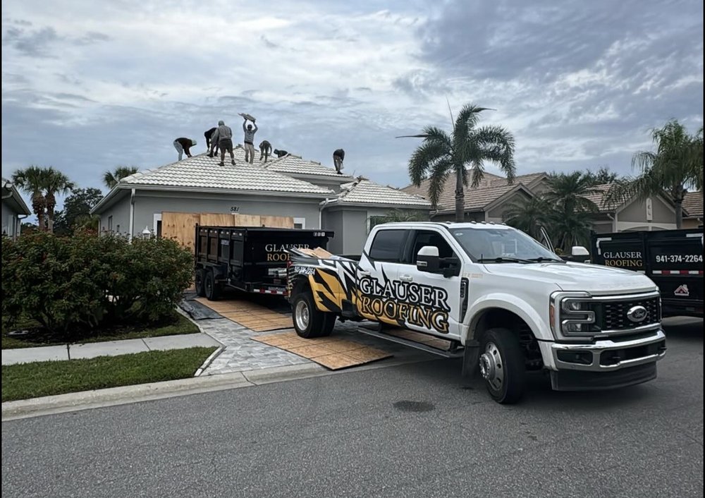 Slide of Glauser Roofing