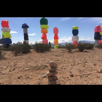 Seven Magic Mountains - Baby Magic Mountain! - Public Art Near Me - Las Vegas, Nevada Seven Magic Mountains - Baby Magic Mountain! - Public Art Near Me - Las Vegas, Nevada