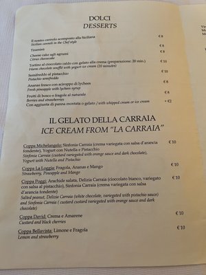 Menu photo 5 La Loggia Florence, FI