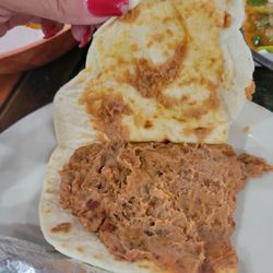 Cerrito Restaurant & Cantina - Chorizo bean taco