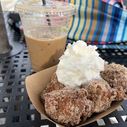 Drop Donuts with a Frizz and Cream