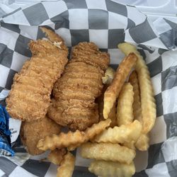 Mermaid Marina - I ate some of the fries already ,food was good .
