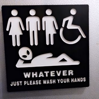 Carson Kitchen - Bathroom sign - New American Near Me - Las Vegas, Nevada Carson Kitchen - Bathroom sign - New American Near Me - Las Vegas, Nevada