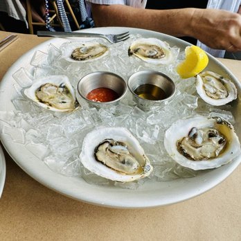 Dot & Millie’s - Oysters on the halfie. - Salad Near Me - Vinalhaven, Maine