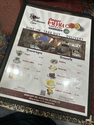 Menu photo 4 Rose Mediterranean Cuisine Plano, TX Menu photo 4 Rose Mediterranean Cuisine Plano, TX