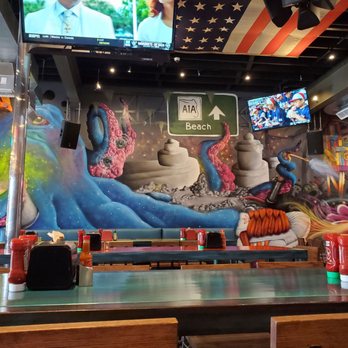 Brgr Stop - Sweet artwork on the walls - American Near Me - Fort Lauderdale, Florida Brgr Stop - Sweet artwork on the walls - American Near Me - Fort Lauderdale, Florida