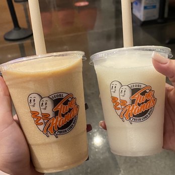 Two Hands Corn Dogs - Horchata slush and lemonade slush - Hot Dogs Near Me - Houston, Texas Two Hands Corn Dogs - Horchata slush and lemonade slush - Hot Dogs Near Me - Houston, Texas