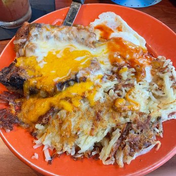 Sam's No 3 - Chili rellenos with green chili. Great hash browns, you will never even get to the toast. - Breakfast & Brunch Near Me - Denver, Colorado