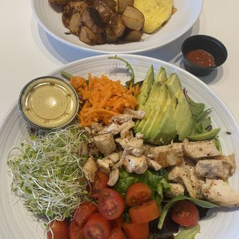 Bogart's Cafe - Chicken Avocado salad with honey mustard dressing - Breakfast & Brunch Near Me - Honolulu, Hawaii Bogart's Cafe - Chicken Avocado salad with honey mustard dressing - Breakfast & Brunch Near Me - Honolulu, Hawaii