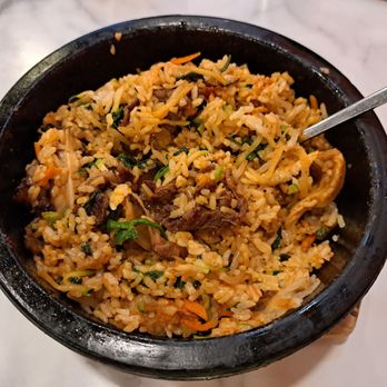 NOMA Sushi and Ramen - Beef Bibimbap stirred up with bibimbap sauce - Sushi Bars Near Me - Rocklin, California NOMA Sushi and Ramen - Beef Bibimbap stirred up with bibimbap sauce - Sushi Bars Near Me - Rocklin, California