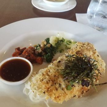 MW Restaurant - Mochi Crusted Kampachi - New American Near Me - Honolulu, Hawaii