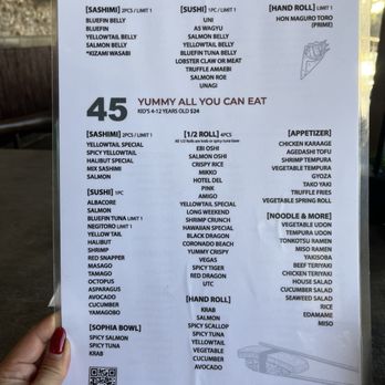 Yummy Sushi - Menu - Sushi Bars Near Me - Coronado, California Yummy Sushi - Menu - Sushi Bars Near Me - Coronado, California
