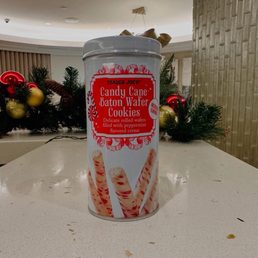 Candy Cane Baton Wafer Cookies. Candy Cane Baton Wafer Cookies.