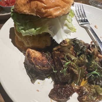 The Overpass Merchant - Burger and Brussel sprouts - Gastropubs Near Me - Baton Rouge, Louisiana