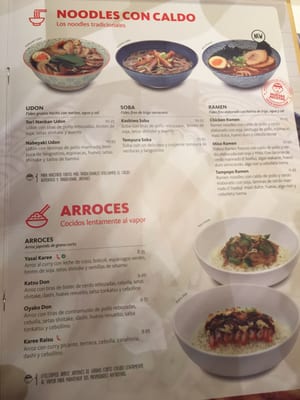 Menu photo 2 Udon Zaragoza, Z Menu photo 2 Udon Zaragoza, Z