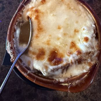 Cork 'N Barrel - French Onion soup - American Near Me - Newburg, Wisconsin Cork 'N Barrel - French Onion soup - American Near Me - Newburg, Wisconsin