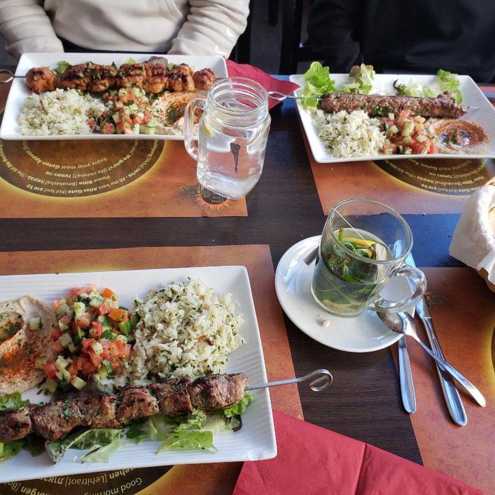 Eclipse Grillbar - Lamb, chicken and kabob dishes with fresh tea and naan. - Israeli Near Me - Munich, BY