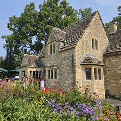 Cotswold Cottage Tea At the Henry Ford - Looking at the cottage towards the restaurant location