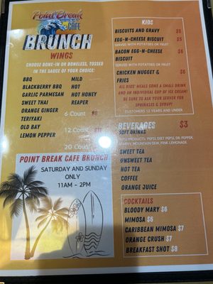 Menu photo 4 Point Break Cafe Chesapeake, VA