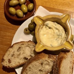 Tapasbar El Toro - Crusty bread with garlic mayonnaise.
