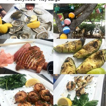 Sal's Ballyhoo's - Avocado seared ahi tuna scallops oysters blackened shrimp and sauteed spinach - Seafood Near Me - Key Largo, Florida