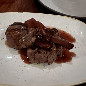 Charcoal Venice - Petit Filet with mushroom bordelaise - New American Near Me - Venice, California Charcoal Venice - Petit Filet with mushroom bordelaise - New American Near Me - Venice, California