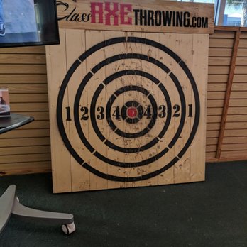 Class Axe Throwing - One grade A Target. - Axe Throwing Near Me - Jacksonville, Florida