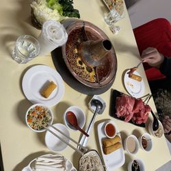 Beijing Hot Pot - Combo hot pot + egg fried rice + spring rolls