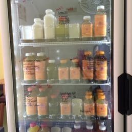 Fresh pressed organic juices! SO good. Fresh pressed organic juices! SO good.