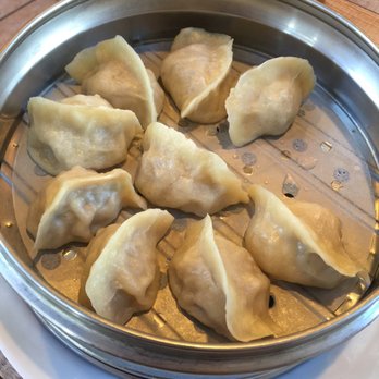 Min's Dumpling House - Pork and shrimp dumplings steamed - Dim Sum Near Me - Corona, California Min's Dumpling House - Pork and shrimp dumplings steamed - Dim Sum Near Me - Corona, California