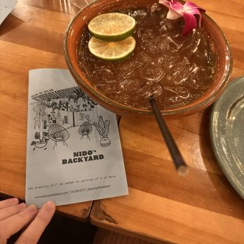 NIDO's BackYard - Mexican Punch Bowl - Mexican Near Me - Oakland, California