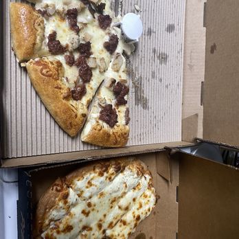 Pizza Guys - Custom pizza :garlic sauce impossible meat chick mushroom with stuffed crust. Cheese Garlic Cheezee Bread - Italian Near Me - Fontana, California Pizza Guys - Custom pizza :garlic sauce impossible meat chick mushroom with stuffed crust. Cheese Garlic Cheezee Bread - Italian Near Me - Fontana, California