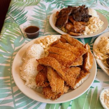 Hana Hawaiian Barbeque - Look at the portions of this chicken katsu!! - Hawaiian Near Me - San Bruno, California
