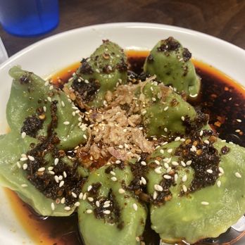 Wild Ginger - D3. Spinach Dumplings in Sauce - Chinese Near Me - Alameda, California