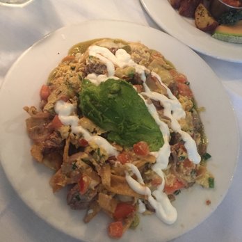 Julienne - chilaquiles with steak ($19) - New American Near Me - San Marino, California
