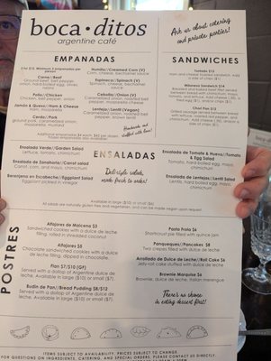 Menu photo 2 Bocaditos Cafe Batavia, IL