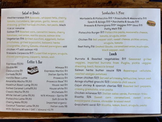 Menu photo 5 Bedda San Diego, CA