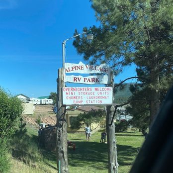 Alpine Village RV Park - Entrance to RV Park - RV Parks Near Me - Alpine, Arizona Alpine Village RV Park - Entrance to RV Park - RV Parks Near Me - Alpine, Arizona