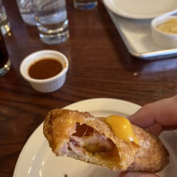 Neighborhood Draft - Ham & cheese wonton - New American Near Me - Milwaukee, Wisconsin Neighborhood Draft - Ham & cheese wonton - New American Near Me - Milwaukee, Wisconsin