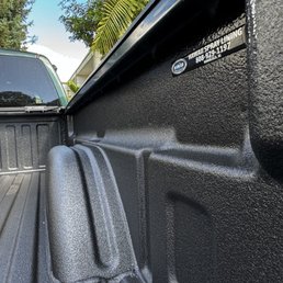 Completed under rail bed liner. Completed under rail bed liner.