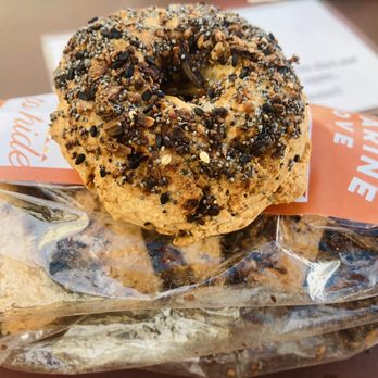 Healthy Creations Cafe - Gluten free vegan everything bagels. Nice cute size are pretty  good but note they are not going to be your normal chewy taste - Gluten-Free Near Me - Encinitas, California