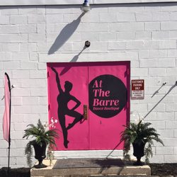 At The Barre - This is our entrance, on the side of the building.
