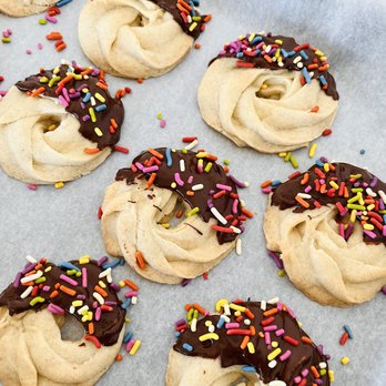 GF Sweeties - chocolate frosted doughnuts with sprinkles - Bakeries Near Me - Haddon Township, New Jersey