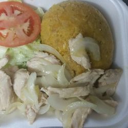 Gaby's Sea food - Mofongo pollo a la mantequilla